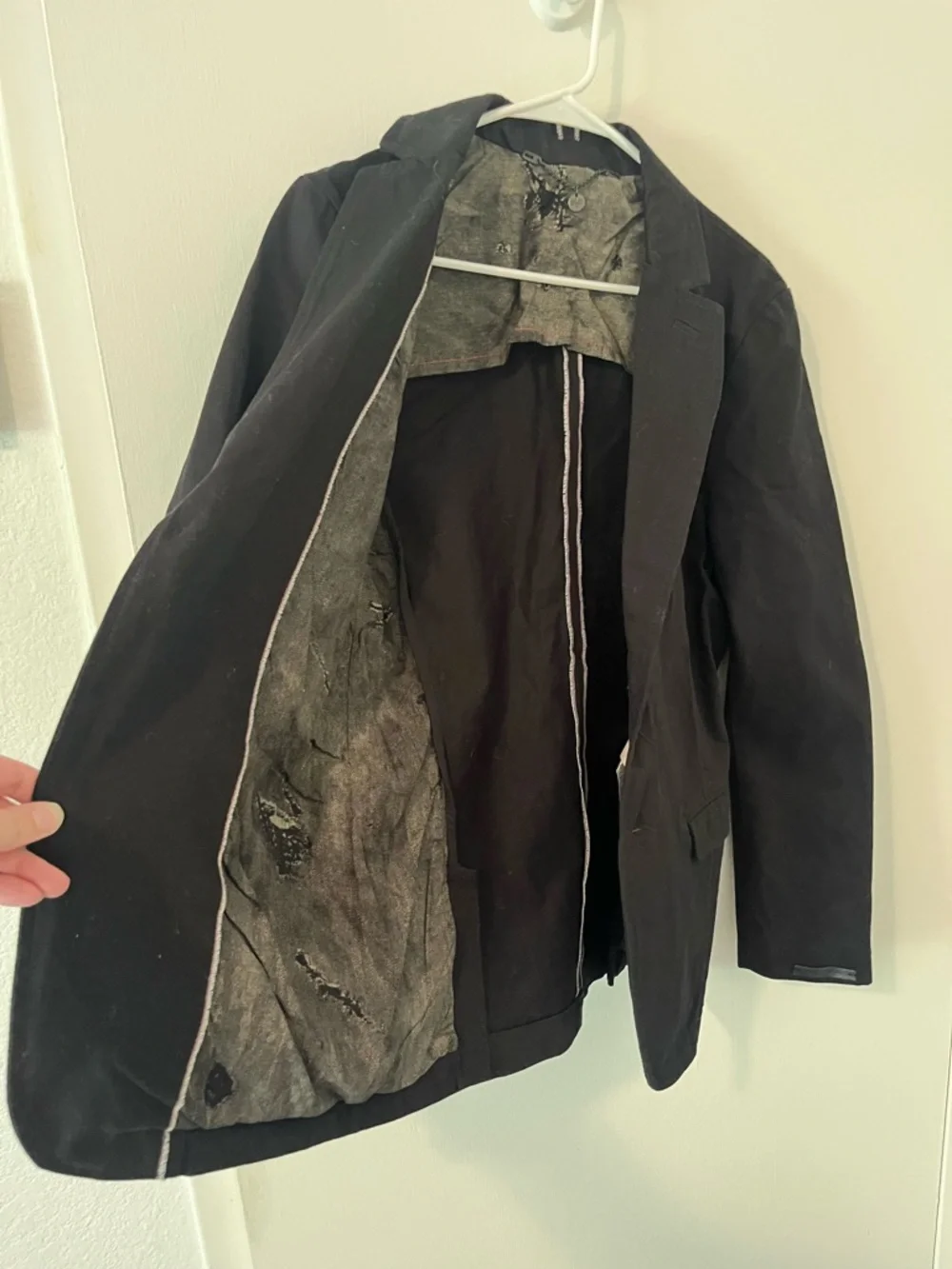 Vintage Diesel Men’s Cotton Blazer Black Size Medium
